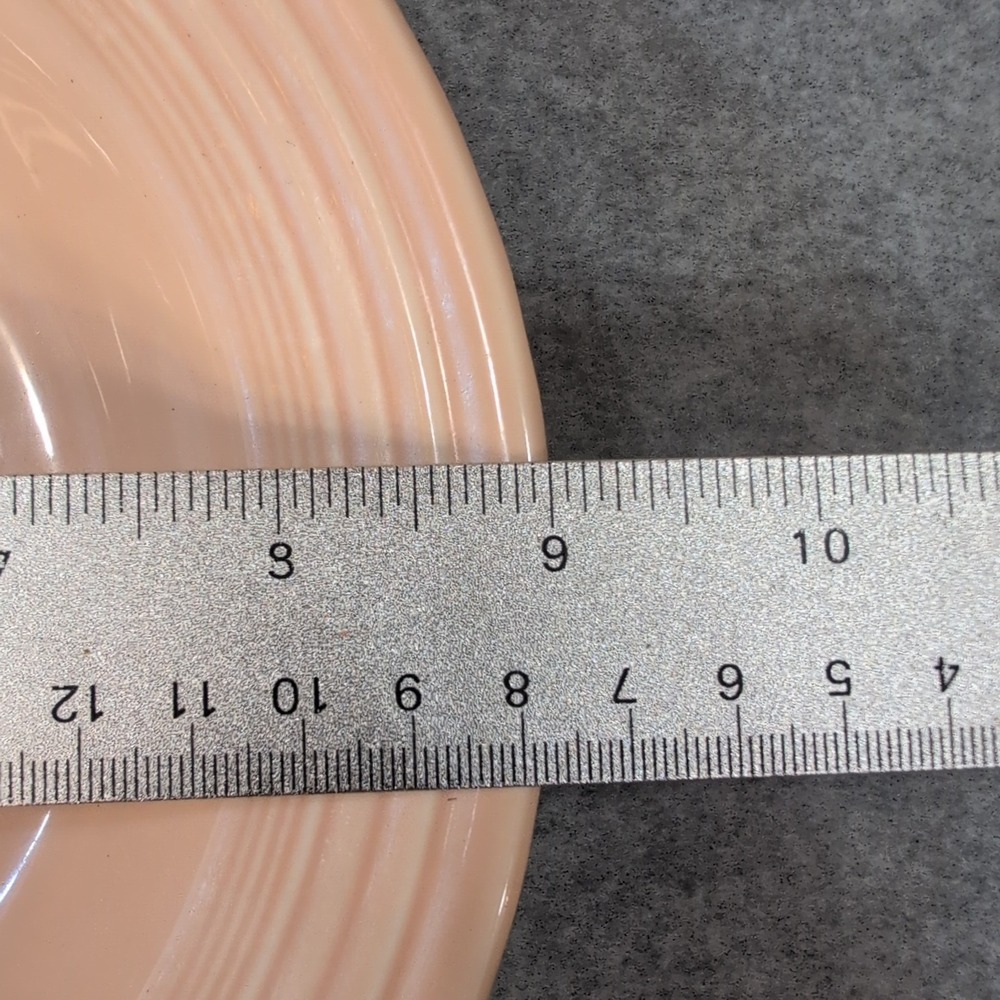 Fiesta Ware Apricot Rim Soup Bowl 9" Homer Laughlin USA Retired Color‎ - Picture 3 of 3